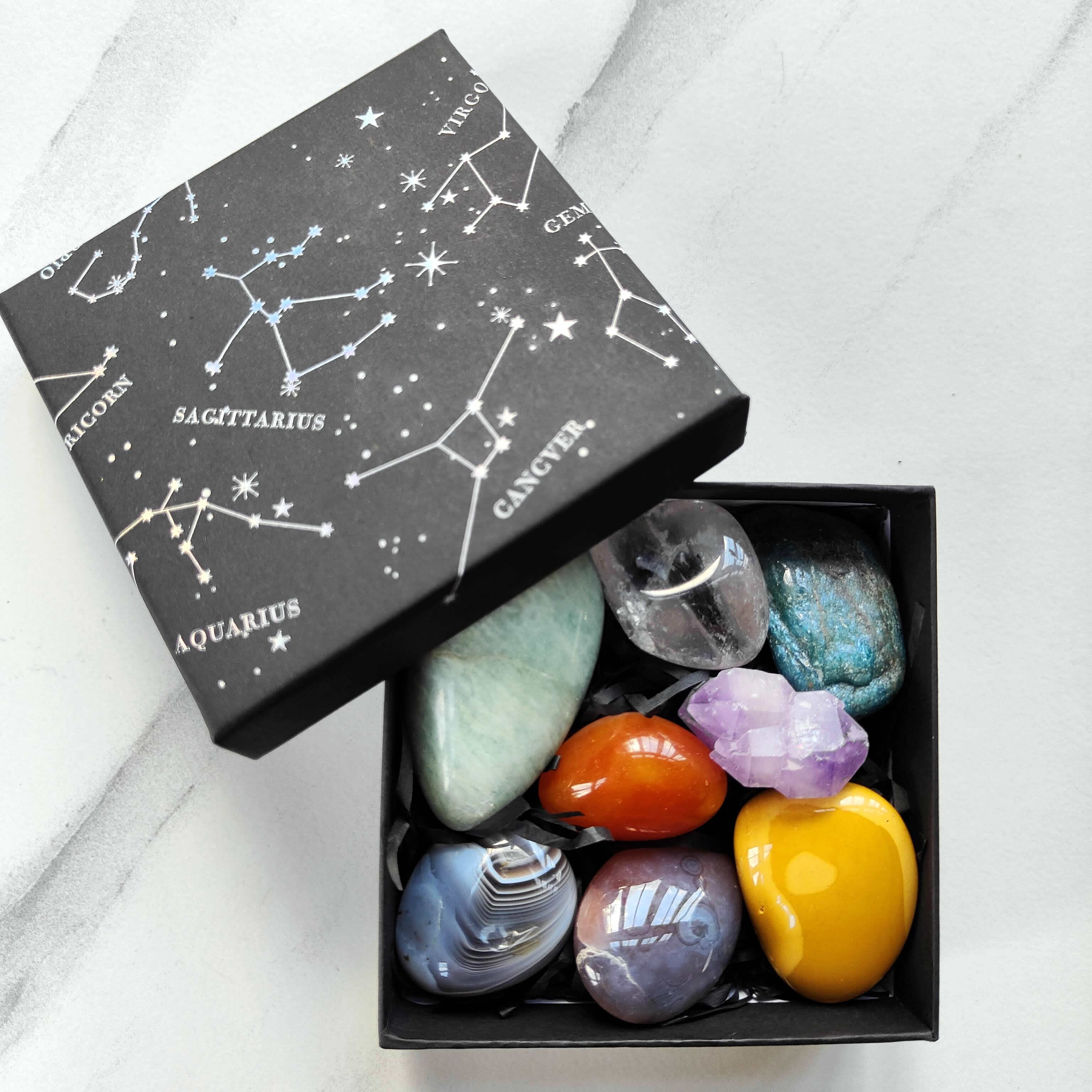 Medium Chakra Crystal Gemstone Gift Set